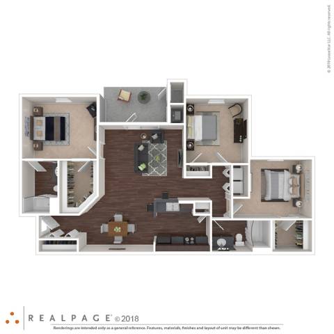The Maplewood Floor Plan at Mill Creek Run, Macon, 31216