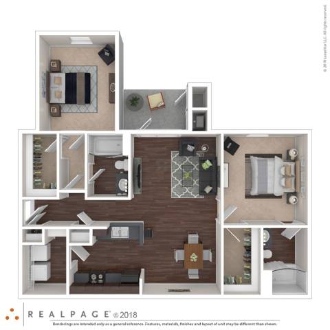 The Oakwood Floor Plan at Mill Creek Run, Georgia