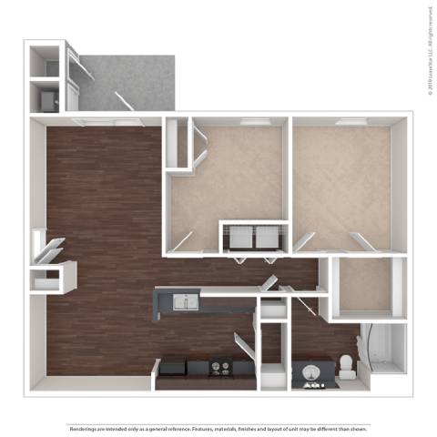 The Redwood Floor Plan at Mill Creek Run, Georgia, 31216