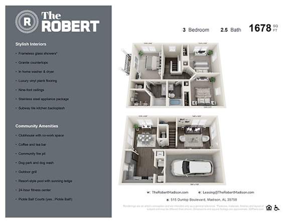 Townhome at The Robert Apartments, Madison, 35758