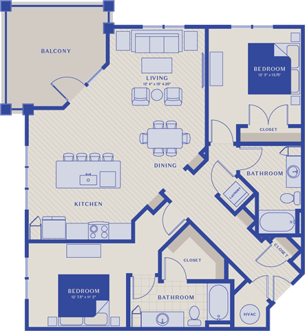 2 bed 2 bath the merino 2 bed 2 bath the merino at Bellary Flats Apartments, Summerville , SC 29486