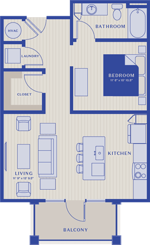 Studio 1 bath the shepherd floor plan Studio 1 bath the shepherd floor plan at Bellary Flats Apartments, South Carolina, 29486