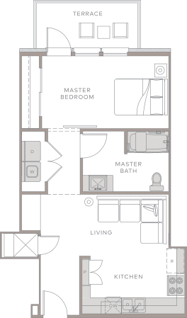 a floor plan of a small house