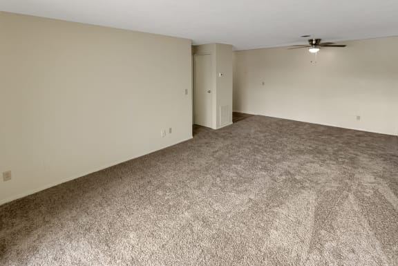 Carpeted Living Space at Aspen Village, Cincinnati