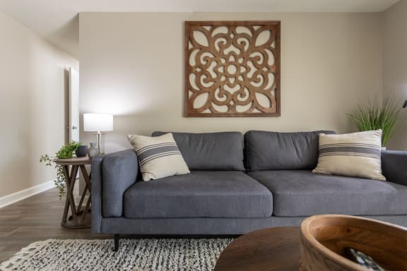 Contemporary Living Room at Aspen Village, Cincinnati, OH