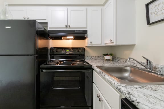 Black Kitchen Appliances  at Aspen Village, Cincinnati