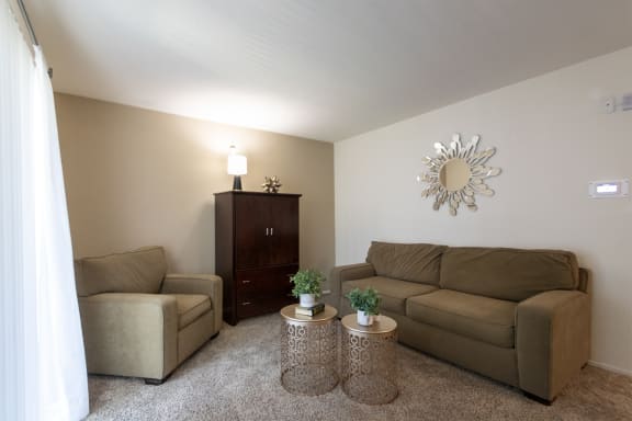 living room Sofa at The Biltmore, Dallas, TX, 75231