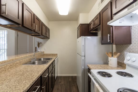 Spacious Kitchen With Pantry Cabinet at The Biltmore, Texas, 75231