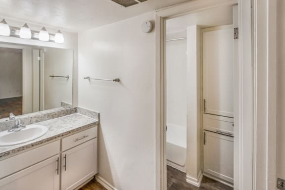 bathroom of the 653 square foot  at The Biltmore, Dallas, Texas