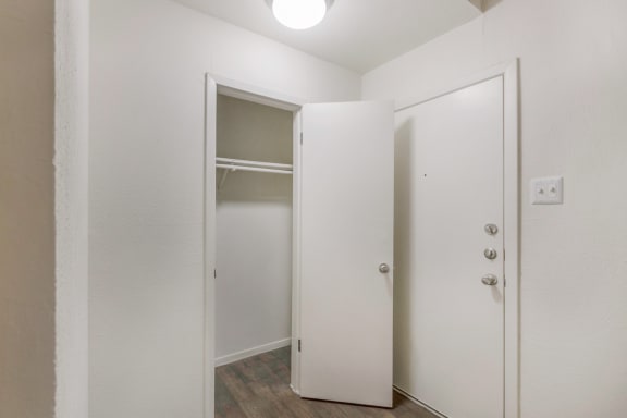 entryway coat closet  at The Biltmore, Dallas, TX, 75231