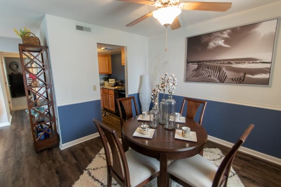 Contemporary Dining Room at Fairfield Pointe, Ohio