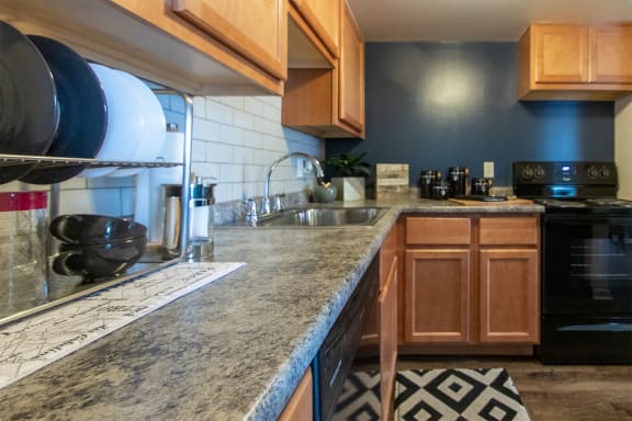 Large Center Island Kitchen at Fairfield Pointe, Ohio, 45014