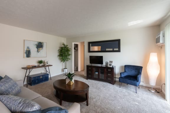 Living Room Remodel With Fireplace  at Fairfield Pointe, Fairfield, OH
