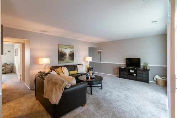 Bright Living Room at Fairfield Pointe, Fairfield, OH