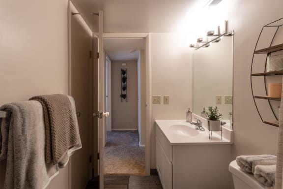 Custom Look Bathroom at Fairfield Pointe, Ohio
