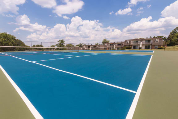 Lighted Tennis Court at Fairfield Pointe, Fairfield