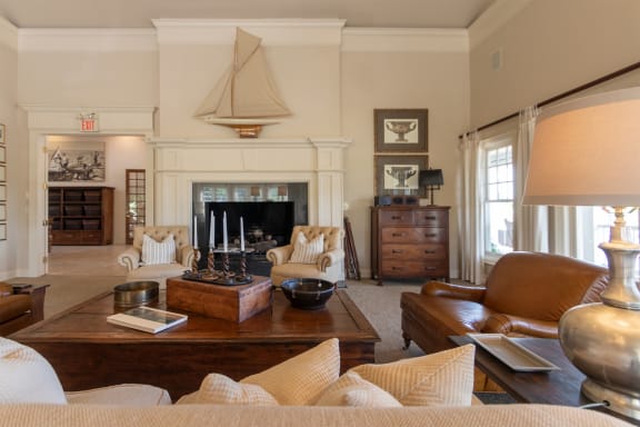 This is a photo of the clubhouse piano room at Nantucket Apartments in Loveland, Ohio.
