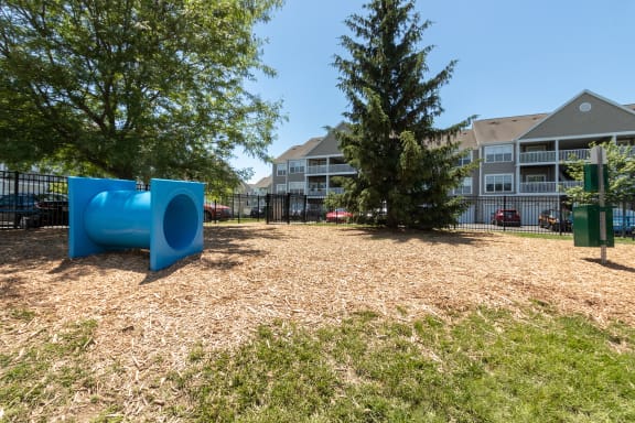 This is a picture of the off-leash dog park at Nantucket Apartments, in Loveland, OH.