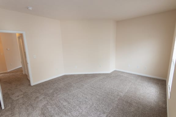 This is a photo of the primary bedroom in the 1255 square foot, 2 bedroom, 2 bath LIghthouse floor plan at Nantucket Apartments in Loveland, OH.