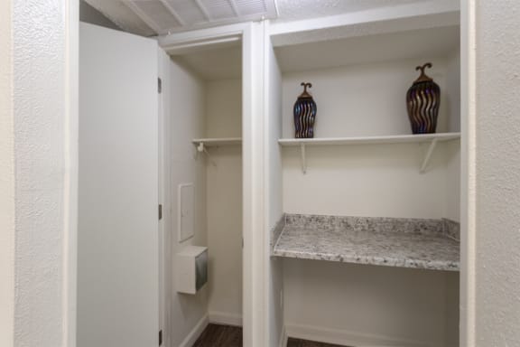 Linen Closet at Princeton Court, Texas