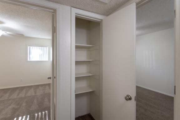 hall closet  at Princeton Court, Dallas, TX, 75231