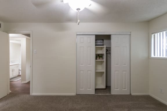Master Bedroom With Closet at Princeton Court, Dallas, TX