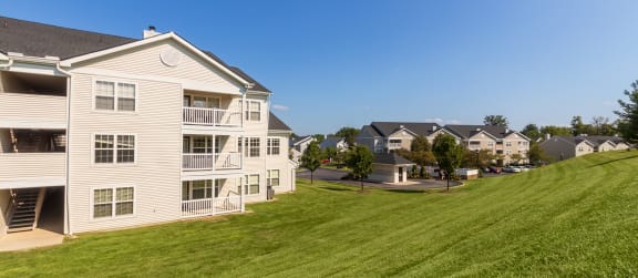 This is a photo of building exteriors/grounds at Trails of Saddlebrook Apartments in Florence, KY.