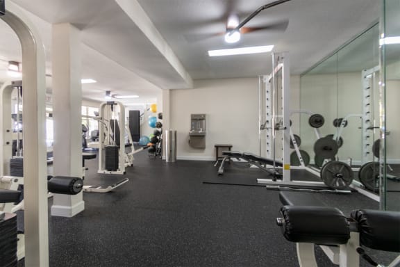 This is a photo of the 24-hour fitness center at Trails of Saddlebrook in Florence, KY.