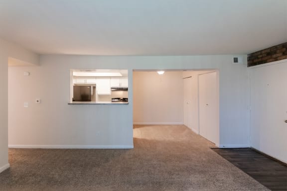 Large Vacant Living Area at Village East, Ohio