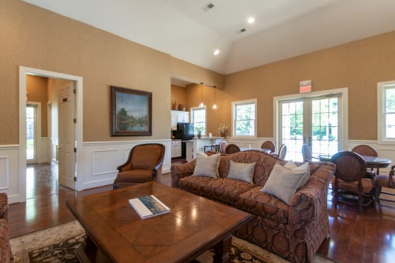 This is a photo of the resident clubhouse at Washington Park Apartments in Centerville, OH.