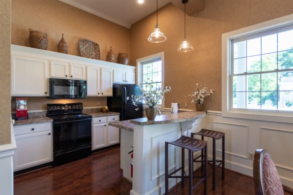 This is a photo of the resident clubhouse at Washington Park Apartments in Centerville, OH.