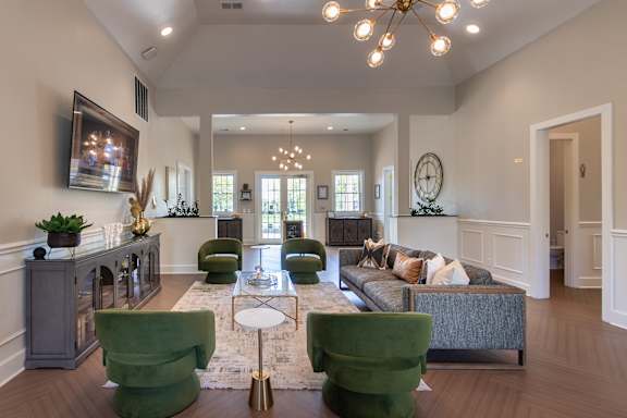 The Resident Clubhouse and leasing office at Washington Park Apartments, in Centerville, OH.