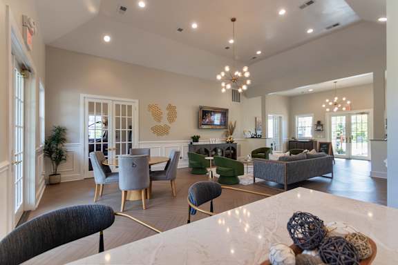 The Resident Clubhouse and leasing office at Washington Park Apartments, in Centerville, OH.