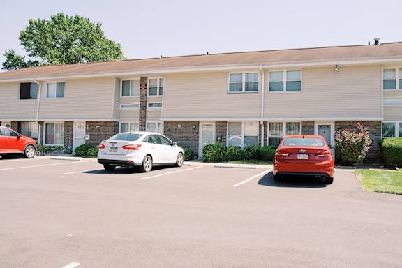 Parking Lot at Franklin Square Townhomes, Pennsylvania