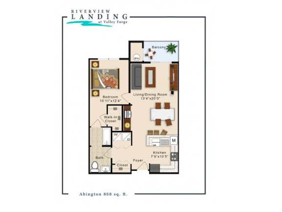 Abington Floor Plan Abington Floor Plan at Riverview Landing @ Valley Forge, Eagleville