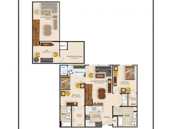 Lancaster Floor Plan Lancaster Floor Plan at Riverview Landing @ Valley Forge, Eagleville Pennsylvania