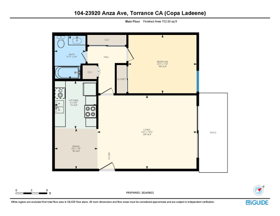 Unit 104 image at Copa Ladeene Apartments, California