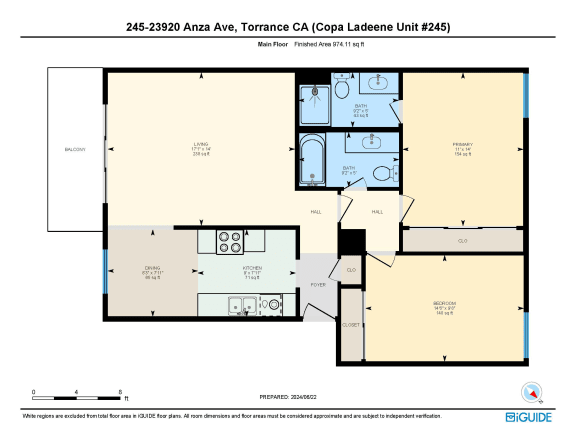 Unit 245 at Copa Ladeene Apartments, Torrance, CA 90505