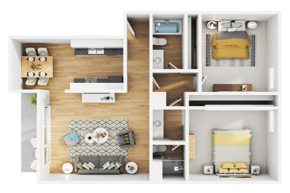Unit 129 at Copa Triana Apartments, Torrance, CA