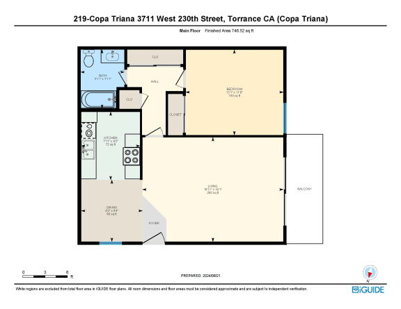 Unit 219 at Copa Triana Apartments, California, 90505