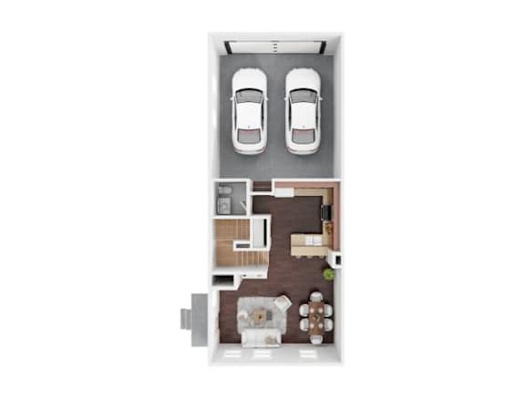 C2 at 7th Street Brownstones, Indigo Living, Iowa
