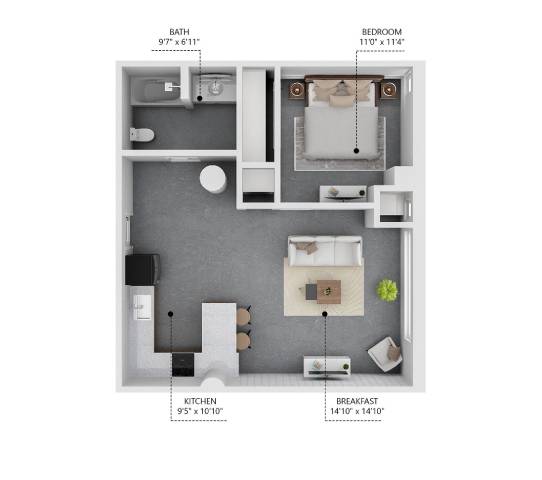 A3 - Diamond at Ballyard Lofts, Iowa