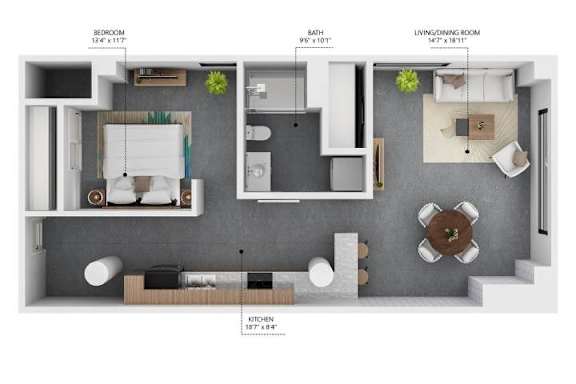 A6 - Homeplate at Ballyard Lofts, Indigo Living, IA