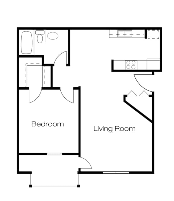 A1 Floor Plan at Creekstone Falls, Sioux Falls, SD