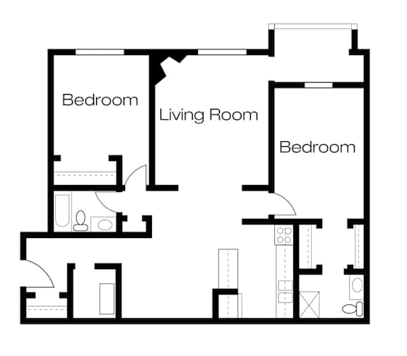 C3 Floor Plan at Creekstone Falls, Sioux Falls, SD, 57106