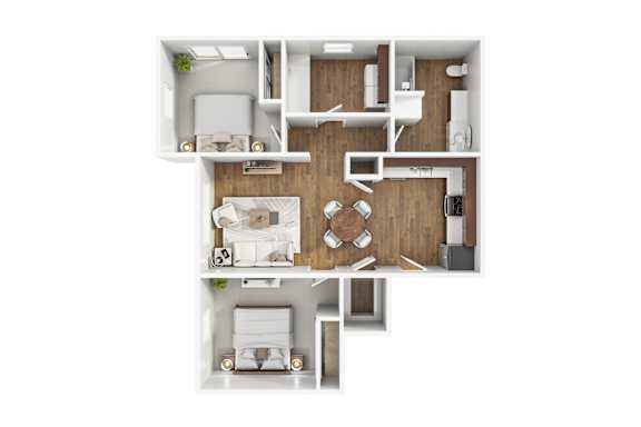 B1 Floor Plan at Hawthorne Pointe, Bondurant, IA 50035