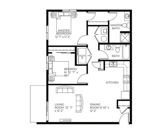 3Bed 2Bath at Meadowlark Place Apartments, Grimes, IA