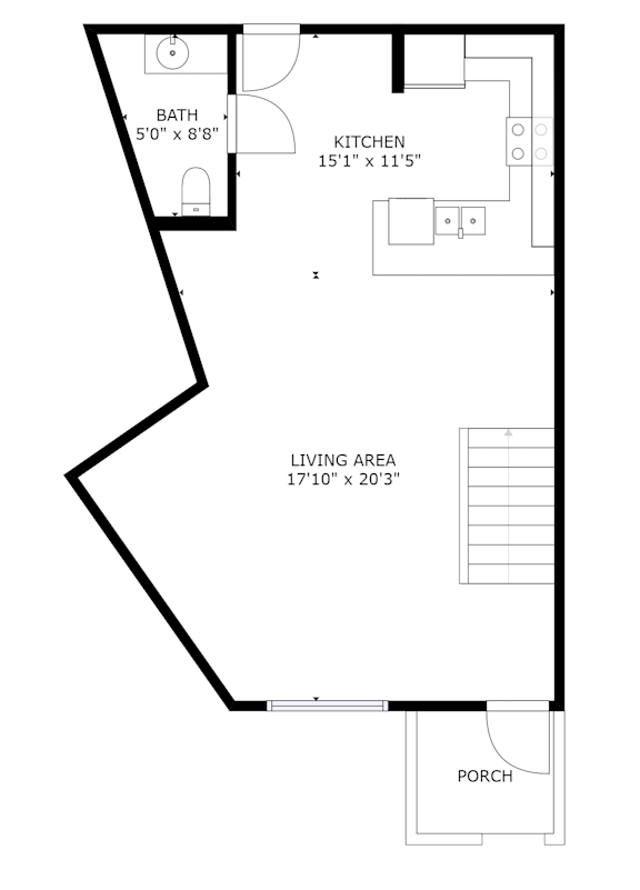 A12 Floor Plan at Linc, Iowa