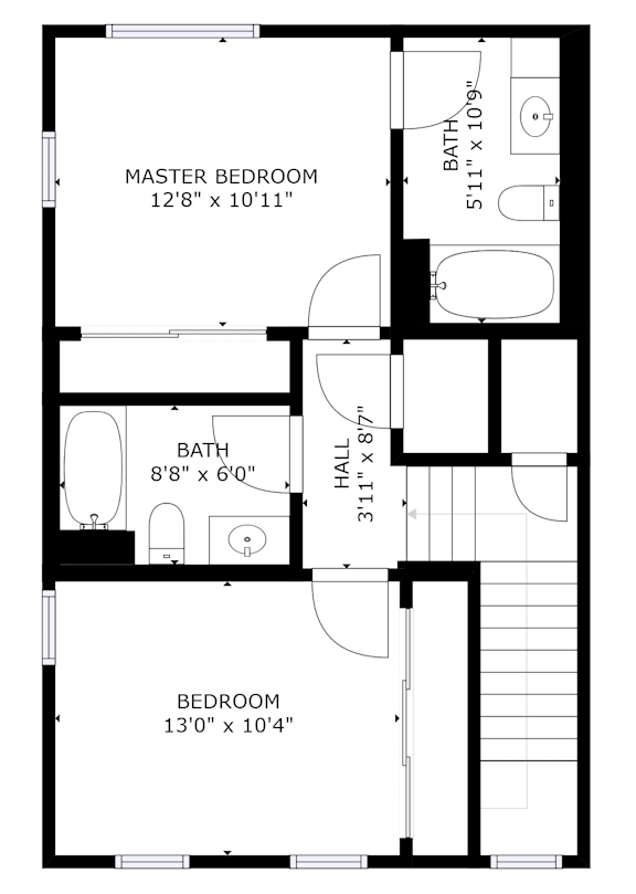 B14 Floor Plan at Linc, Des Moines, IA 50309
