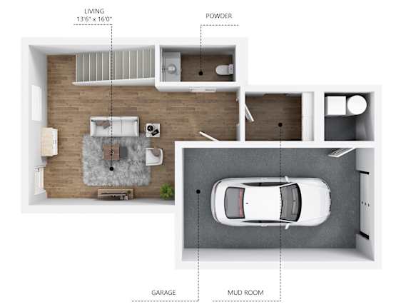 B21 Floor Plan at Linc, Iowa